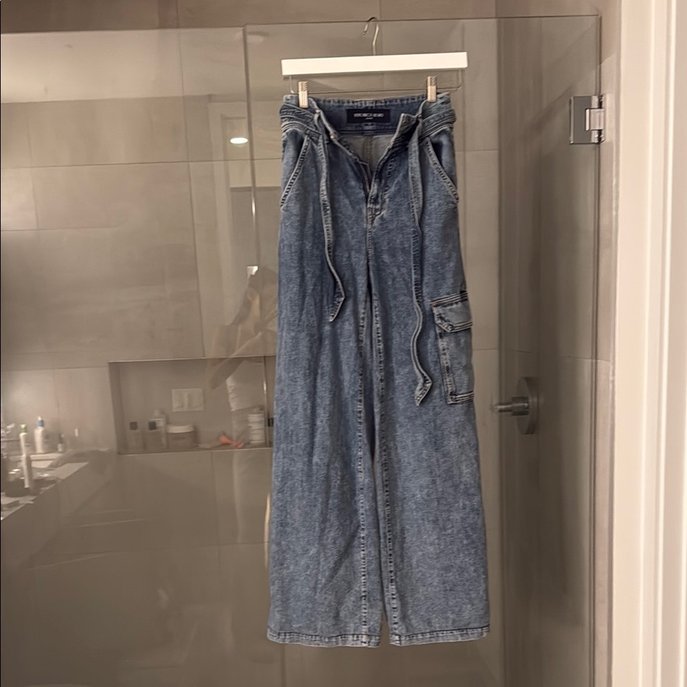 Veronica Beard Light Blue Wide Leg Jeans
